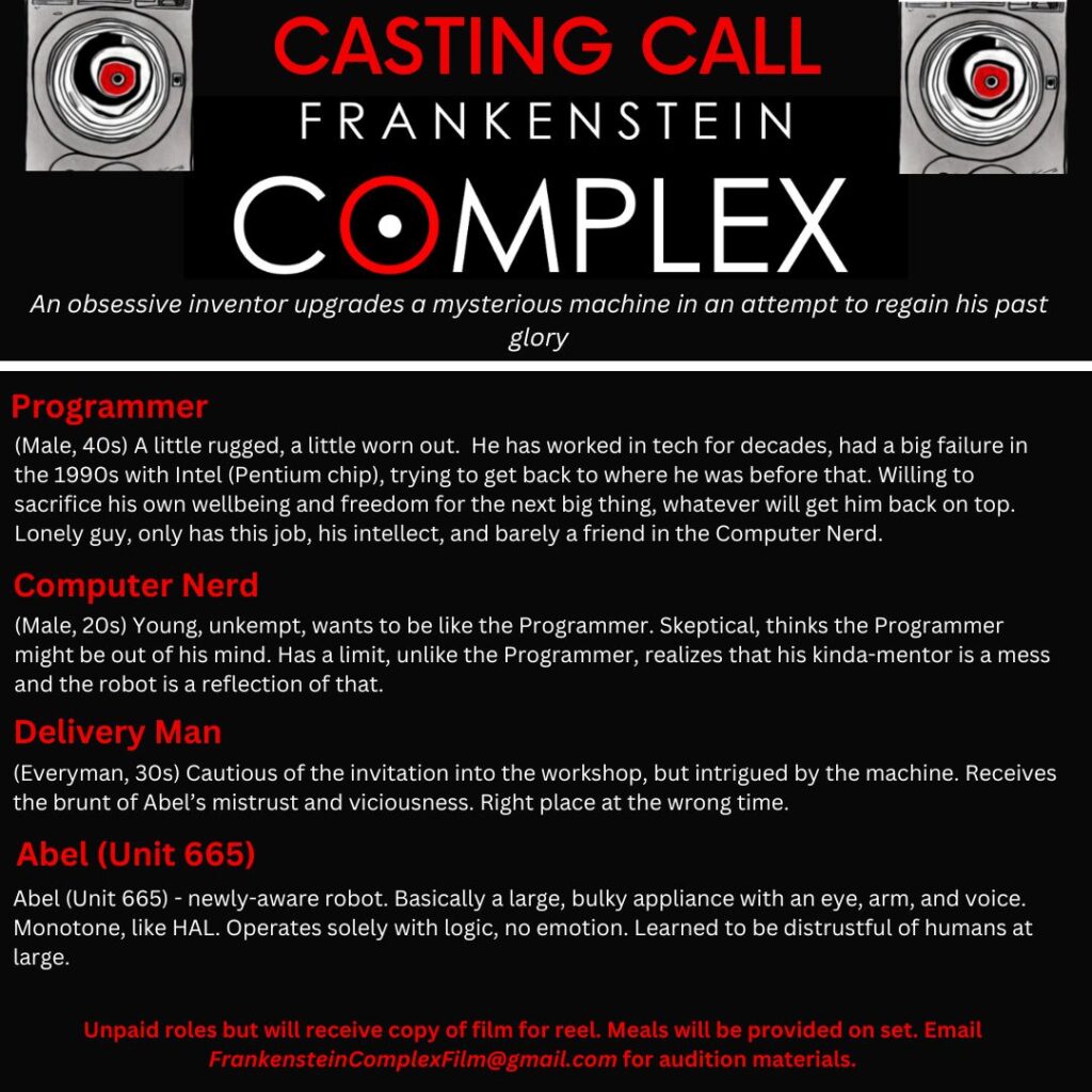 Frankenstein Complex casting