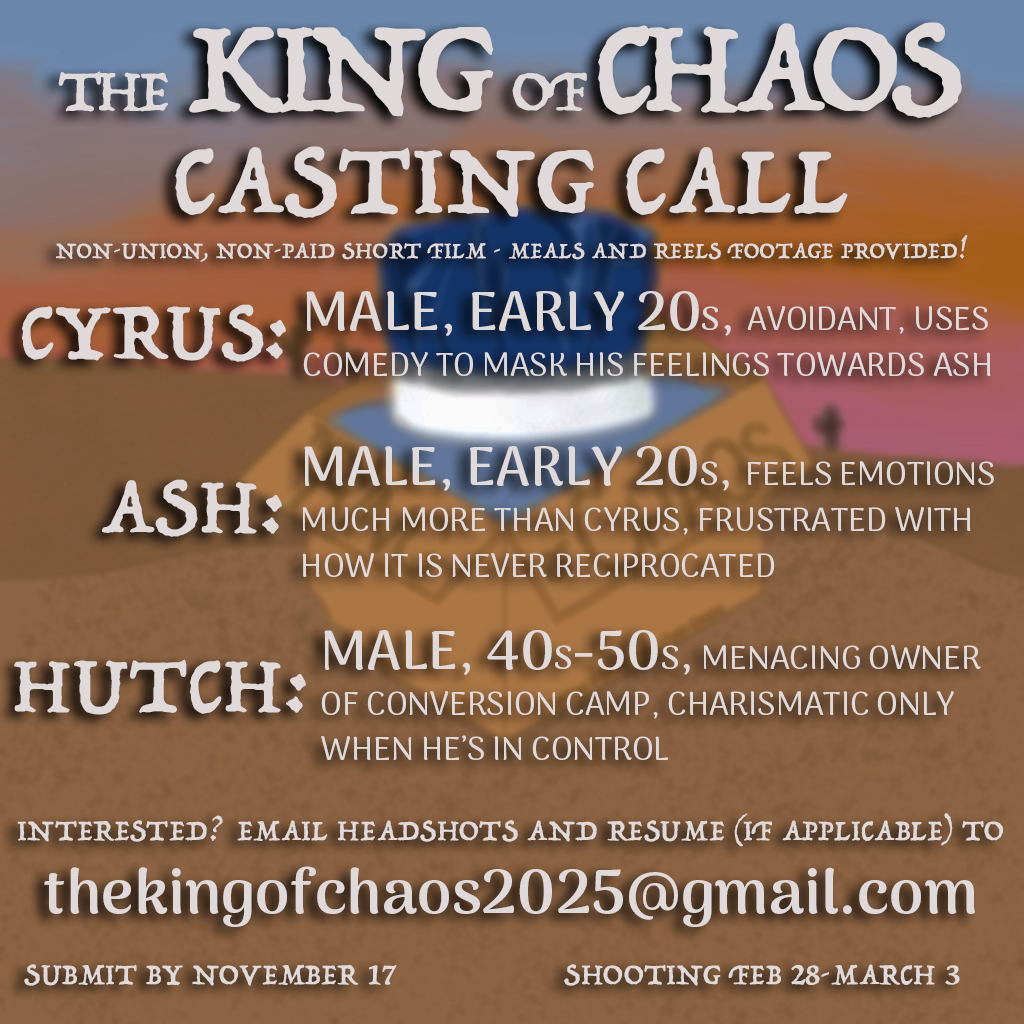 The King of Chaos Casting Call