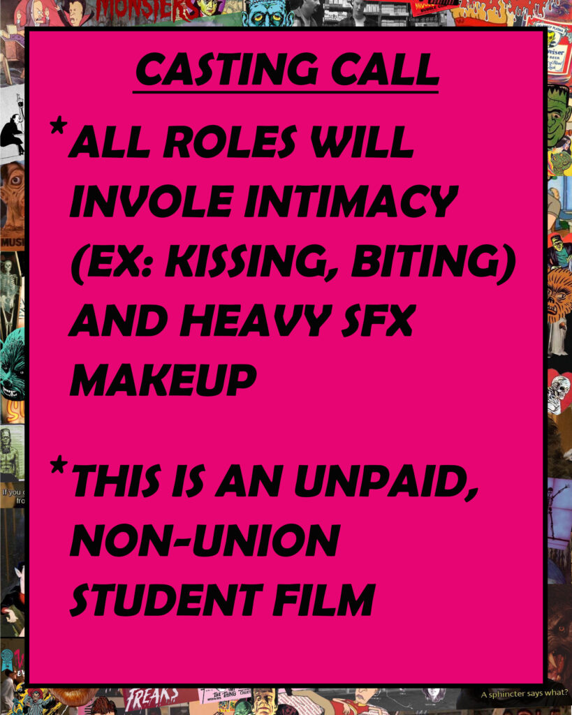 Casting Call for UNM Capstone, Crank and Drag and All That Slag!
