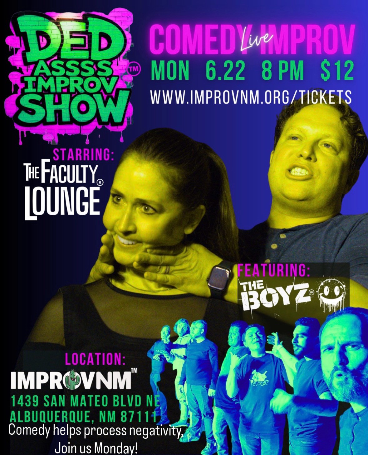 Ded Ass Improv Show — The Faculty Lounge and The Boyz