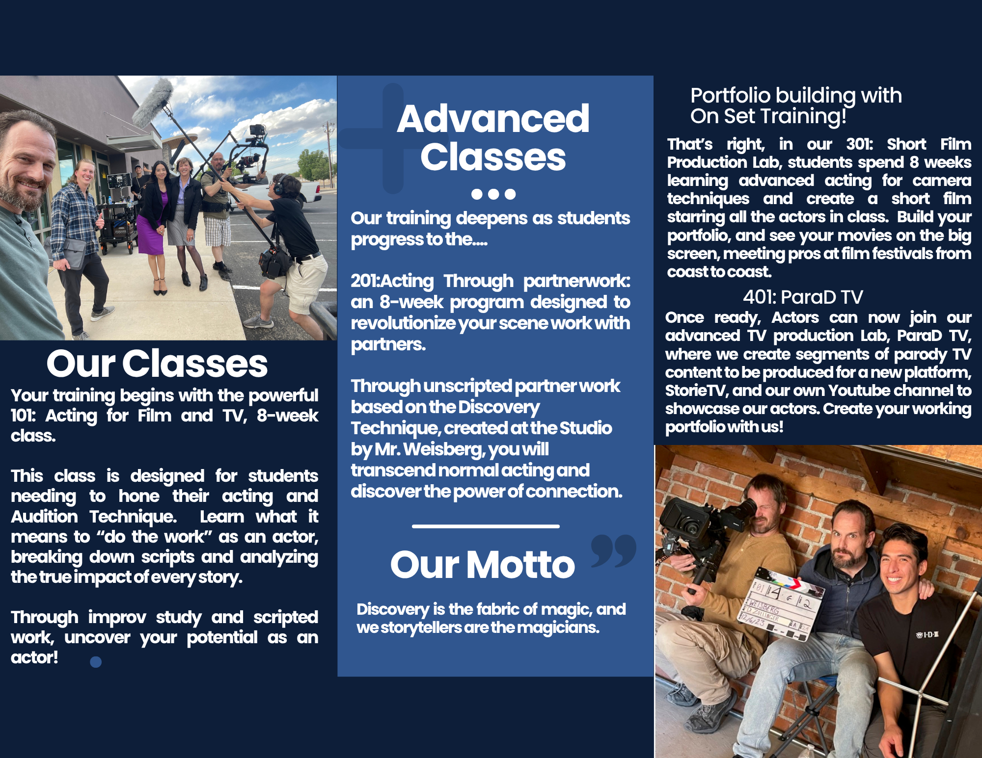Story Quest Studios brochure inside